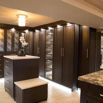 Upscale master bathroom suite