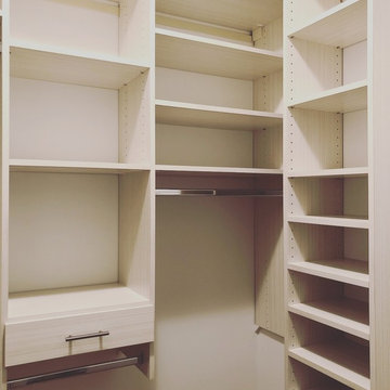 WALK-IN CLOSET DESIGNED AND INSTALLED