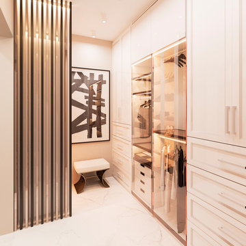 Walk in closet. Emirates hills