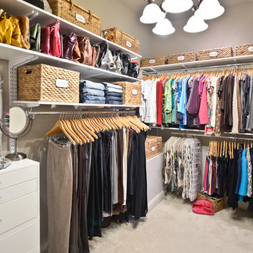 Walk in Closet Organization | Organized Living freedomRail