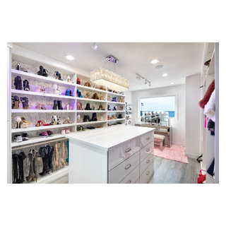 Walk-in Closets - Contemporary - Wardrobe - Tampa - by Tori Ayers ...