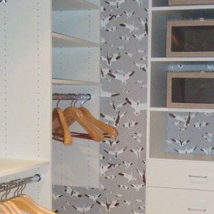 Inspiration for an eclectic closet remodel in Other