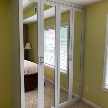 Wardrobe with Framed Mirror Doors - Duluth, Georgia