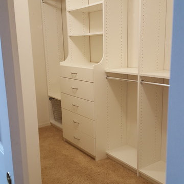 White Closet Organizing System in Hinsdale, IL