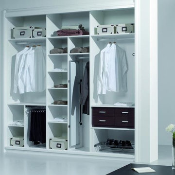 White custom closet
