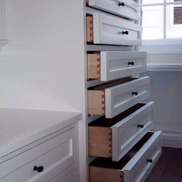 White Lacquered Closets