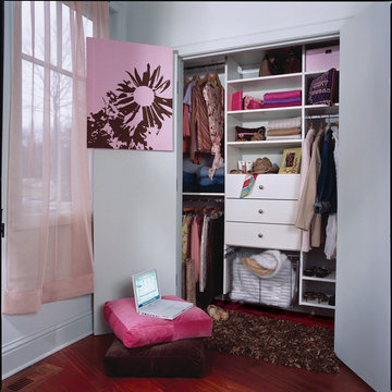 Woman's Compact Reach-in Closet, Manhattan, NY