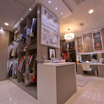 Woman's Dream Walk In Closet