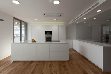 This is an example of a contemporary kitchen in Valencia.