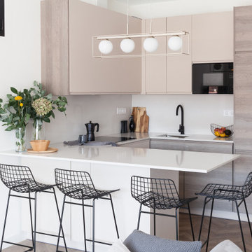 Cocina en tonos neutros