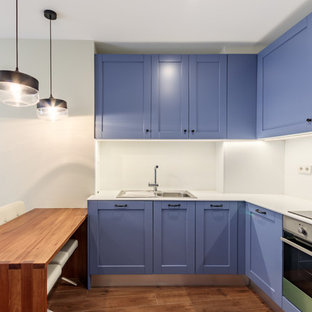 75+ Kleine Küchen mit lila Schränken Ideen & Bilder - September 2021