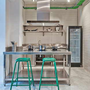 Imagen de cocina urbana extra grande