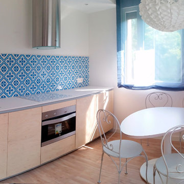 Mini-apartamento mediterráneo con aire vintage