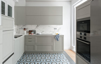 Más vale una imagen...: 9 cocinas de mármol para todos los gustos