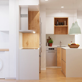 Diseño de cocina nórdica pequeña