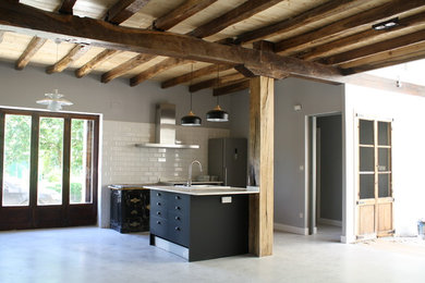 Design ideas for a rustic kitchen in Other.
