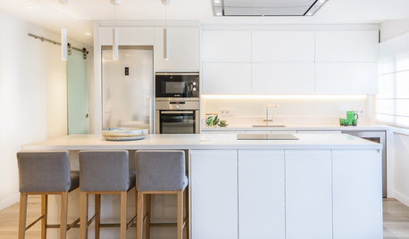 8 de las cocinas blancas modernas que más gustan en Houzz