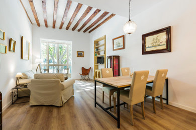 Photo of a bohemian dining room in Palma de Mallorca.