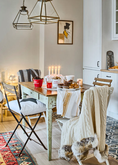Eclectic Dining Room by Carolina Verdugo Svensson