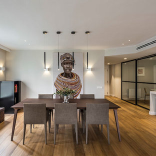 Imagen de comedor actual grande