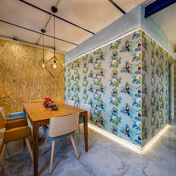 De piso viejo a divertida casa de diseño en Madrid Río.