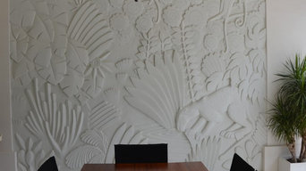 Mural de escayola Art Deco
