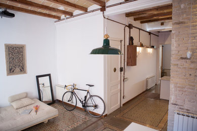 Dining room - transitional dining room idea in Barcelona