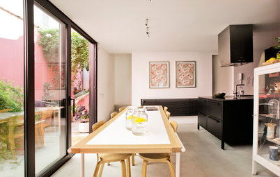 Houzz Tour: A Pretty Pink Terrace Makes This Redesigned Apartment