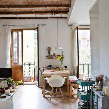 Una reforma rápida y eficaz para un luminoso piso en Barcelona