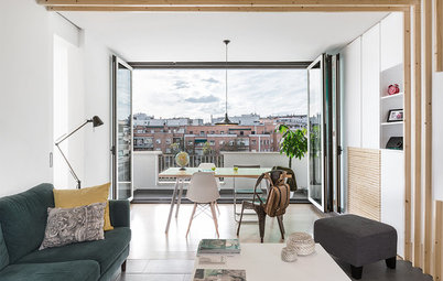 Casas Houzz: Un piso reformado de 70 m² en Madrid para una pareja