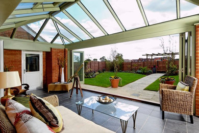 Contemporary conservatory in Buckinghamshire.