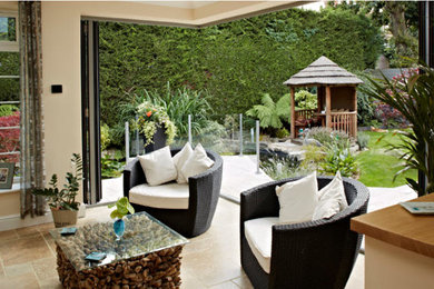 This is an example of a contemporary conservatory in Buckinghamshire.
