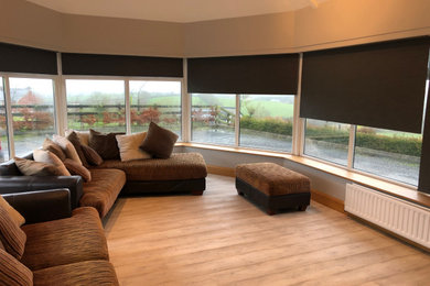 Blackout fabric conservatory roller blinds