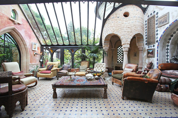 Mediterranean Sunroom by Steve Attwell Ironwork