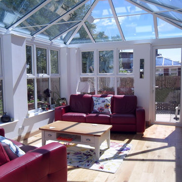 Bright glass roof conservatory - Thirsk