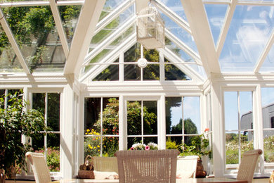 This is an example of a classic conservatory in Cornwall.