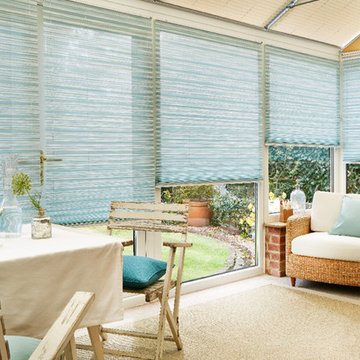 Conservatory blinds and interiors