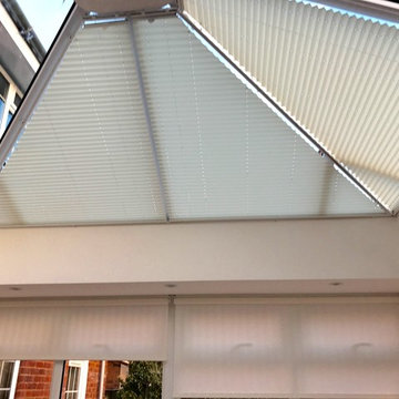 Conservatory - Rooflight Pleated Blinds