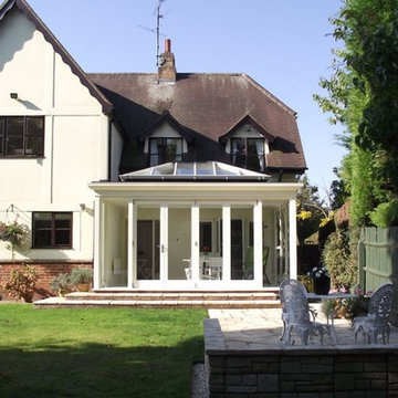 Contemporary Orangery Addition To Traditional Chelmsford Home