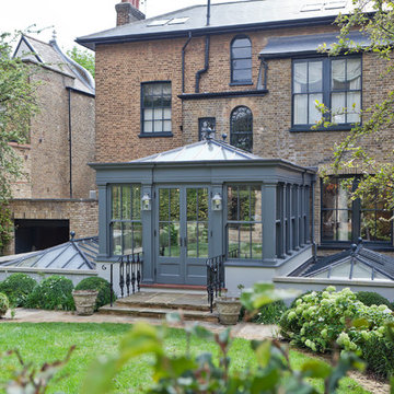 Dual Level Orangery and Rooflights Transform a London Townhouse