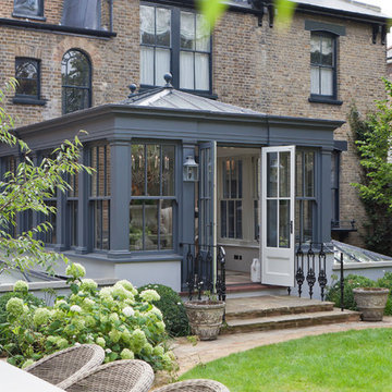 Dual Level Orangery and Rooflights Transform a London Townhouse