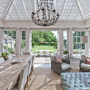 Elegant Georgian orangery with separate side entrance adjoining the home.
