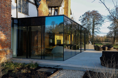 Contemporary conservatory in Cornwall.