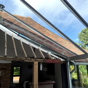 fixed asymmetric glazed rooflight