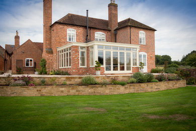 Large 'break-front' Orangery onto beautiful Herefordshire Farmhouse