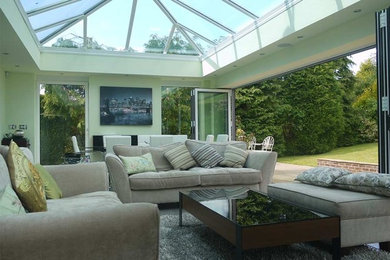 This is an example of a contemporary conservatory in Other.