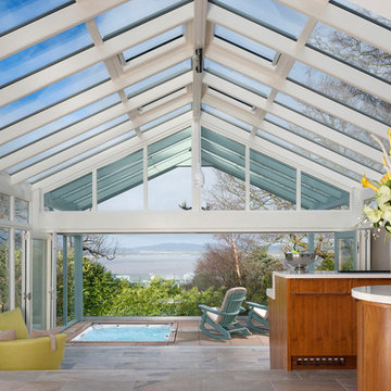 Luxury Conservatory Extension with Bar & Hot Tub