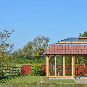 Oak Garden Room Mansard Design, Somerset