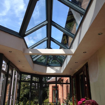 Orangery Diner with Glass Roof Lantern
