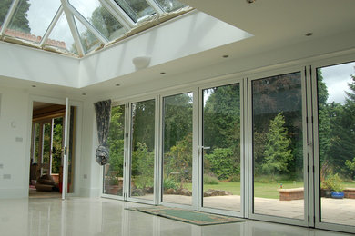 Inspiration for a contemporary conservatory in West Midlands.